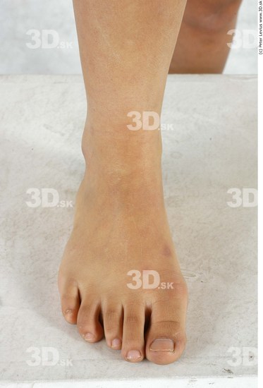 Foot Whole Body Woman Asian Nude Average Studio photo references