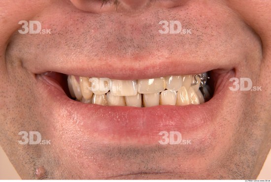 Whole Body Teeth Man Average Studio photo references