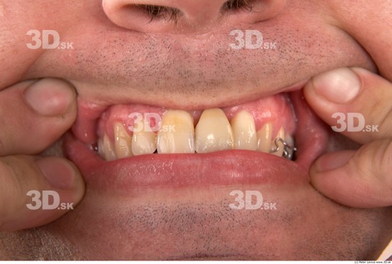 Whole Body Teeth Man Average Studio photo references