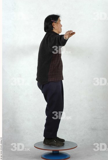 and more Whole Body Woman T poses Asian Casual Slim Average Studio photo references