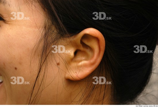 Ear Whole Body Woman Animation references Asian Nude Caps & Hats Slim Average Street photo references