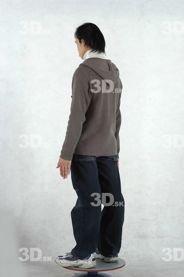 Whole Body Man Asian Slim Male Studio Poses