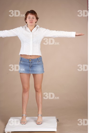 Whole Body Woman T poses Casual Shoes Average Studio photo references