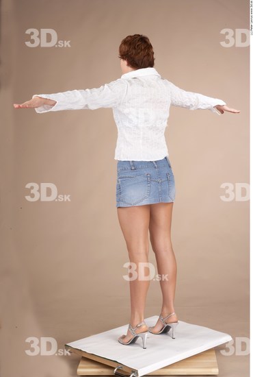 Whole Body Woman T poses Casual Shoes Average Studio photo references