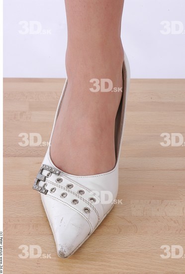 Foot Whole Body Woman Shoes Slim Studio photo references