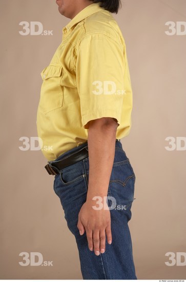 Whole Body Man Overweight Male Studio Poses