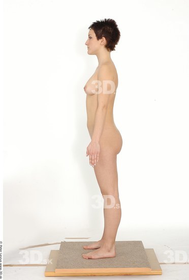 Whole Body Woman Nude Average Studio photo references