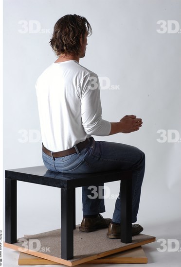 Whole Body Man Artistic poses White Casual Muscular