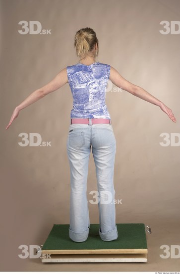 Whole Body Woman Casual Slim Studio photo references