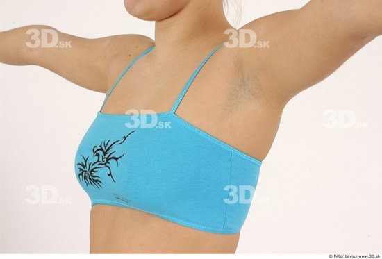 Chest Whole Body Woman Underwear Slim Studio photo references