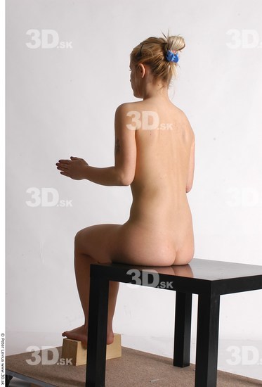 Whole Body Woman Artistic poses White Nude Slim