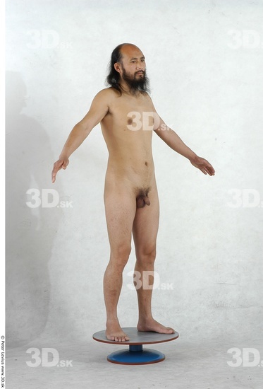 Whole Body Man Asian Nude Average Studio photo references