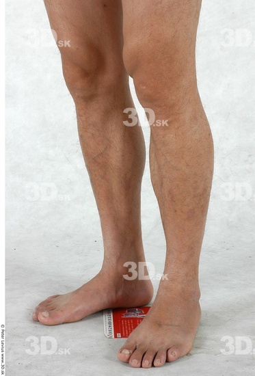 Calf Whole Body Man Asian Nude Average Studio photo references