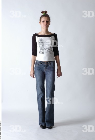 Whole Body Woman Animation references White Casual Slim