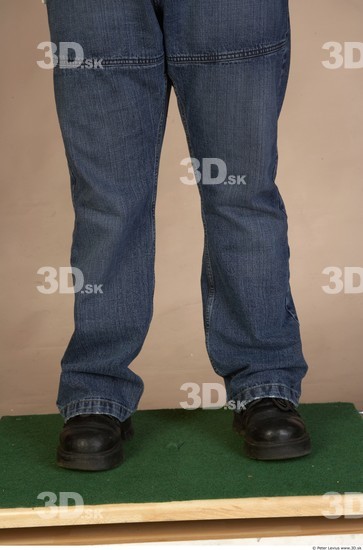 Calf Whole Body Man Casual Overweight Studio photo references