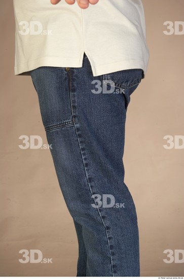 Thigh Whole Body Man Casual Overweight Studio photo references