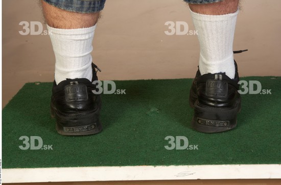 Foot Whole Body Man Shoes Overweight Studio photo references