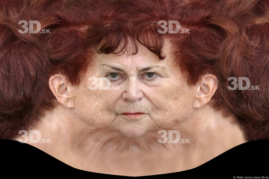 Woman White Head textures