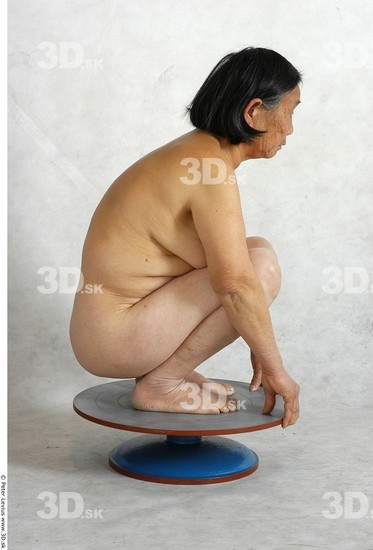 and more Whole Body Phonemes Woman Asian Nude Chubby Studio photo references