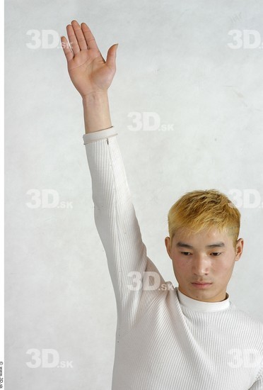 Whole Body Phonemes Man Asian Nude Slim Male Studio Poses