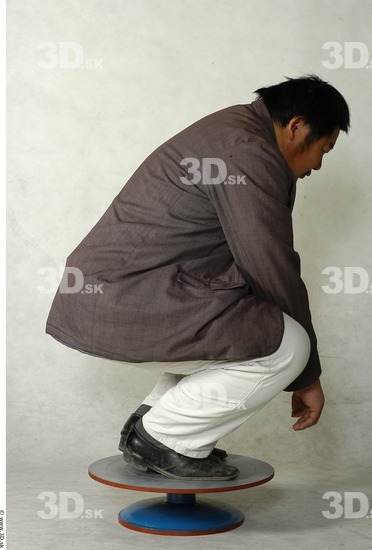 Whole Body Phonemes Man Asian Nude Casual Overweight Studio photo references