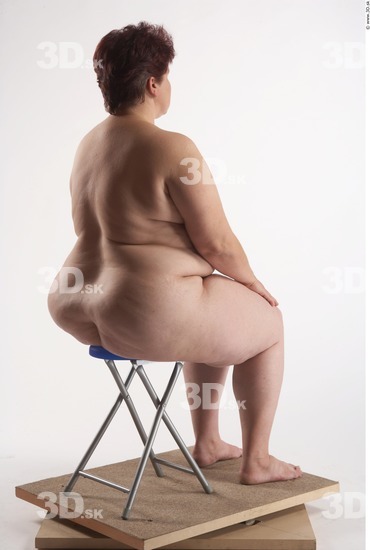 Whole Body Woman Artistic poses White Nude Overweight