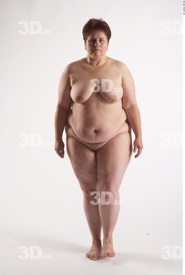 Whole Body Woman Animation references White Nude Overweight