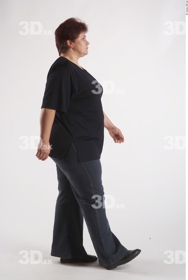 Whole Body Woman Animation references White Casual Overweight