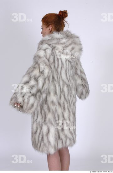 Upper Body Whole Body Woman Casual Coat Average Studio photo references