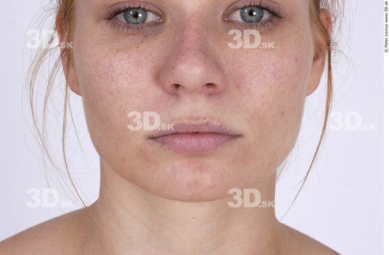 Mouth Whole Body Woman Average Studio photo references