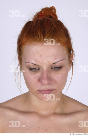 Whole Body Head Woman Nude Average Studio photo references
