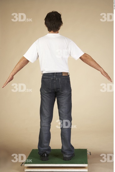 Whole Body Man Casual Muscular Average Studio photo references