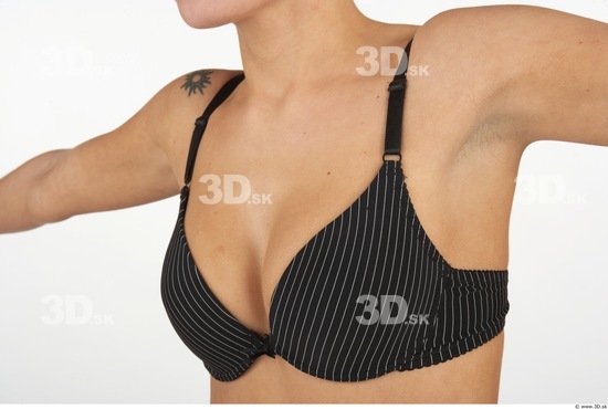 Chest Whole Body Woman Underwear Slim Studio photo references