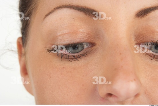 Eye Whole Body Woman Slim Studio photo references