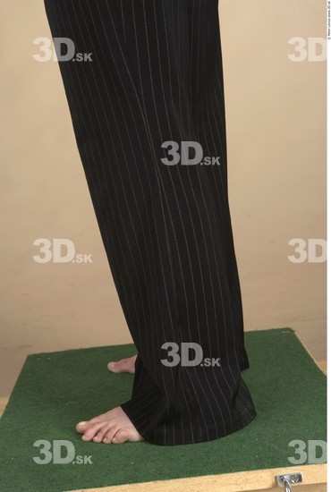 Calf Whole Body Woman Formal Trousers Chubby Studio photo references