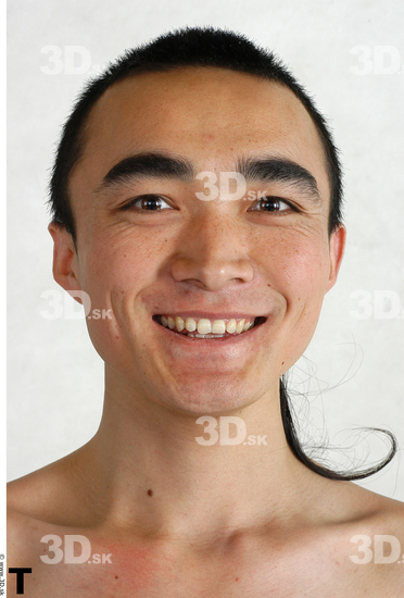 Face Whole Body Phonemes Man Asian Nude Slim Studio photo references