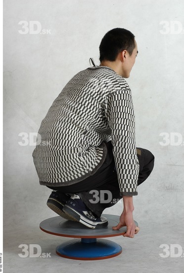 Whole Body Phonemes Man Asian Nude Casual Slim Studio photo references