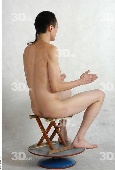 Whole Body Phonemes Man Artistic poses Asian Nude Slim Studio photo references