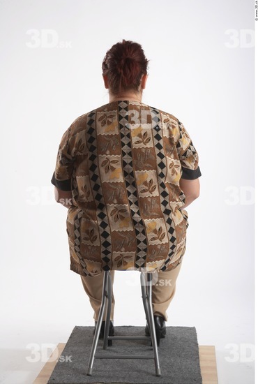 Whole Body Woman Artistic poses Casual Slim Overweight Studio photo references