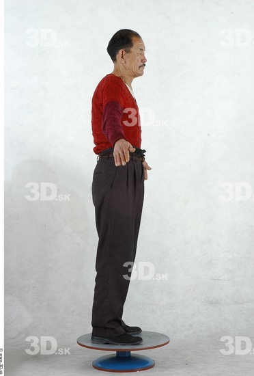 Whole Body Man Woman Artistic poses Asian Casual Underwear Shoes Underweight Studio photo references