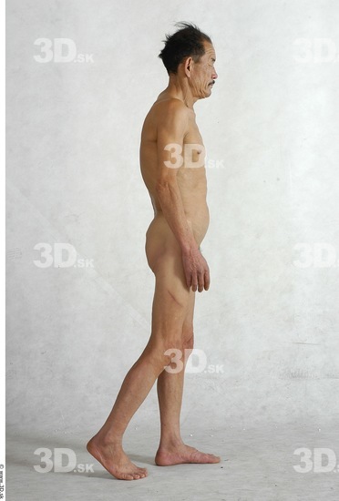 Whole Body Phonemes Man Animation references Asian Nude Underweight Studio photo references