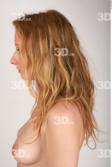 Whole Body Head Woman Nude Slim Studio photo references