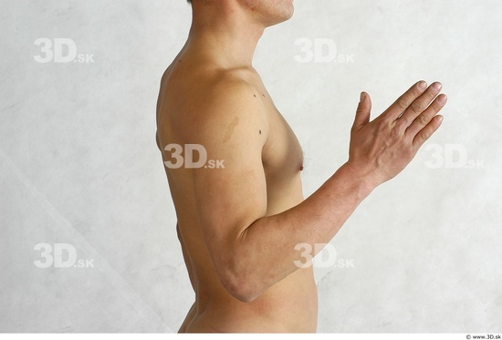 Whole Body Man Animation references Asian Nude Average Male Studio Poses