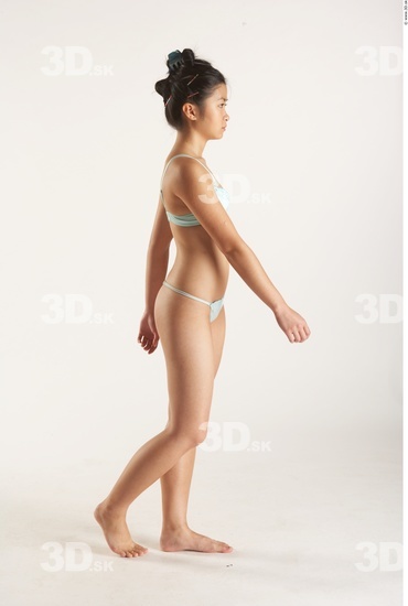 Whole Body Woman Animation references Asian Underwear Slim