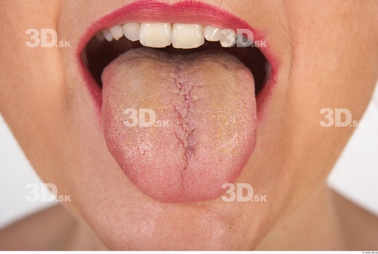 Tongue Woman White Nude Average