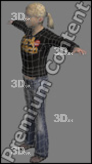 3D model White Woman