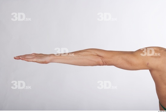 Hand Woman White Underwear Muscular