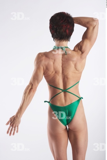 Upper Body Woman Animation references White Underwear Muscular