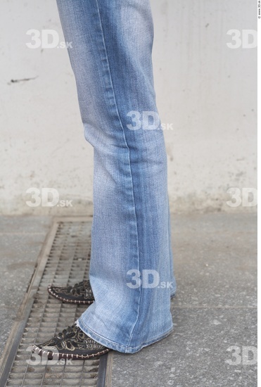 Calf Whole Body Woman Casual Slim Street photo references