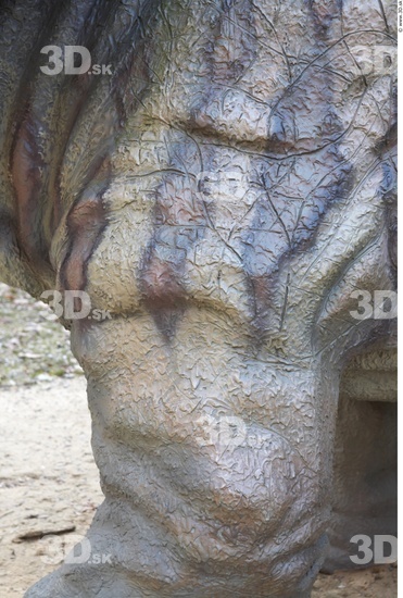 Thigh Whole Body Dinosaurus-Triceratops Animal photo references